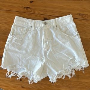 Levi’s High Waisted Denim Mom Shorts